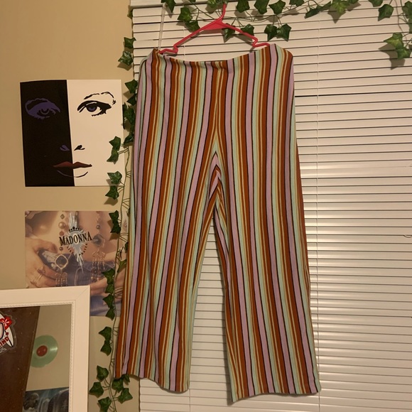 “Silence + Noise” Urban Outfitters striped flare pant - Picture 2 of 2